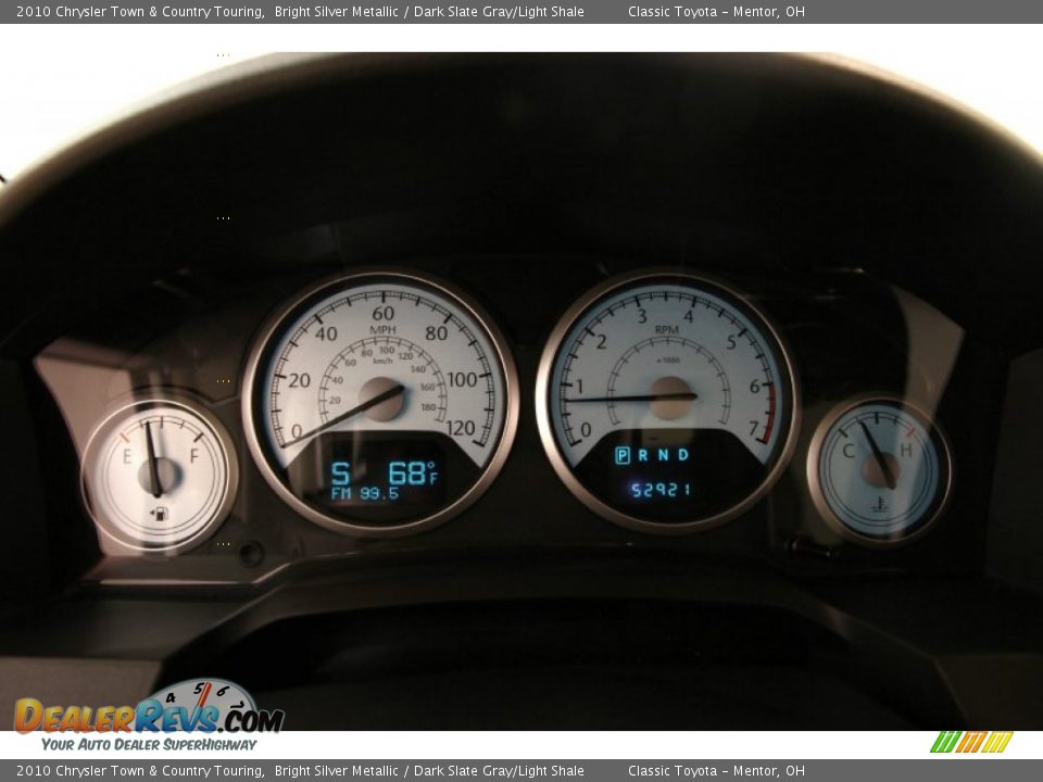 2010 Chrysler Town & Country Touring Bright Silver Metallic / Dark Slate Gray/Light Shale Photo #8