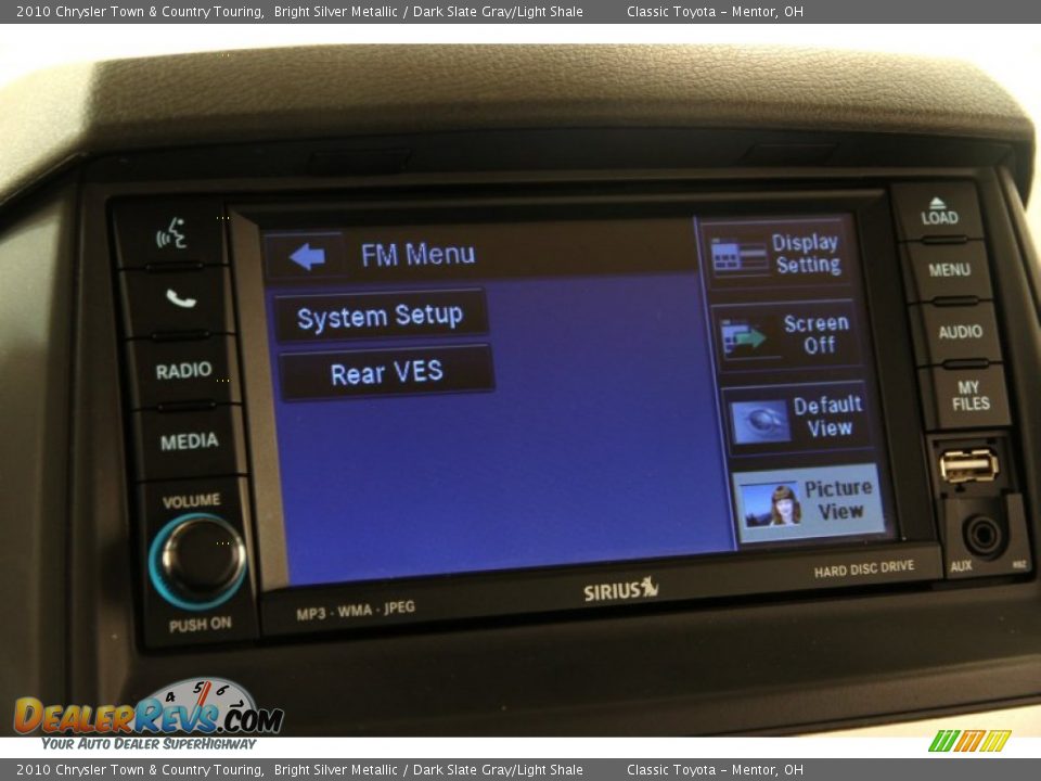 2010 Chrysler Town & Country Touring Bright Silver Metallic / Dark Slate Gray/Light Shale Photo #12