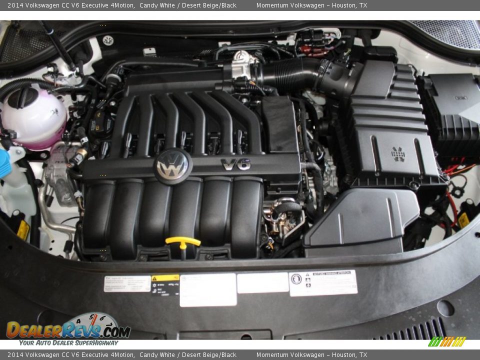 2014 Volkswagen CC V6 Executive 4Motion Candy White / Desert Beige/Black Photo #30