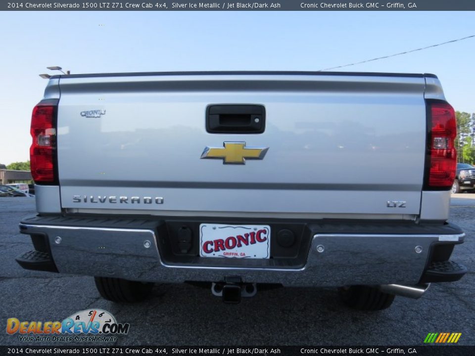 2014 Chevrolet Silverado 1500 LTZ Z71 Crew Cab 4x4 Silver Ice Metallic / Jet Black/Dark Ash Photo #6