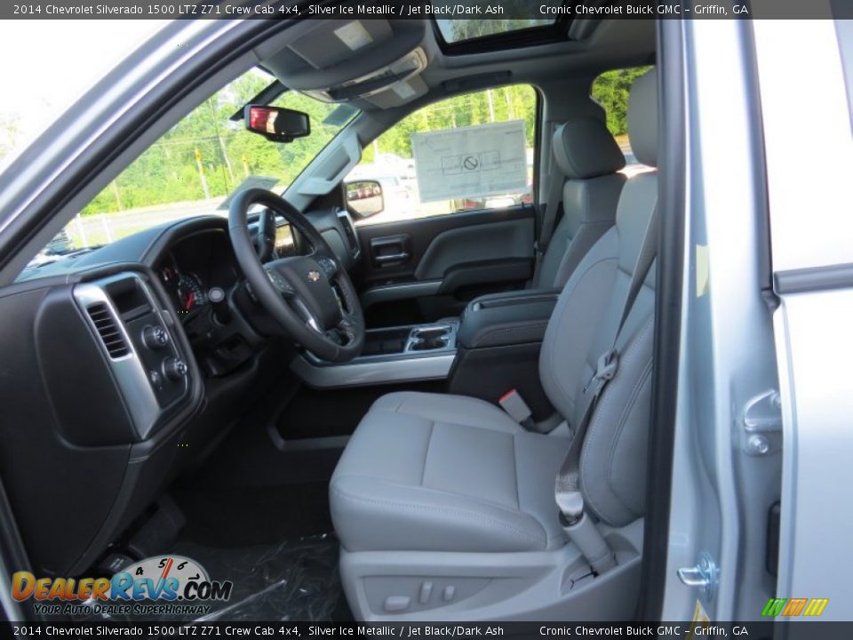2014 Chevrolet Silverado 1500 LTZ Z71 Crew Cab 4x4 Silver Ice Metallic / Jet Black/Dark Ash Photo #11