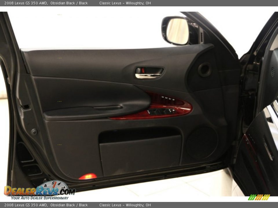 2008 Lexus GS 350 AWD Obsidian Black / Black Photo #4