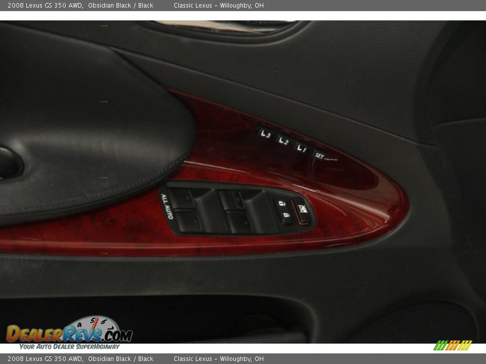 2008 Lexus GS 350 AWD Obsidian Black / Black Photo #5