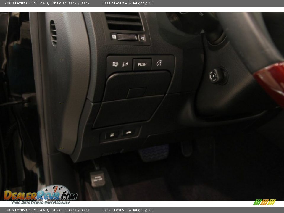 2008 Lexus GS 350 AWD Obsidian Black / Black Photo #6