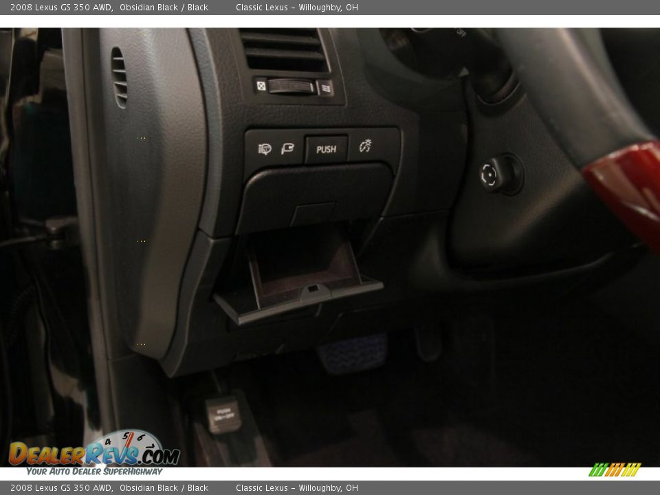 2008 Lexus GS 350 AWD Obsidian Black / Black Photo #7