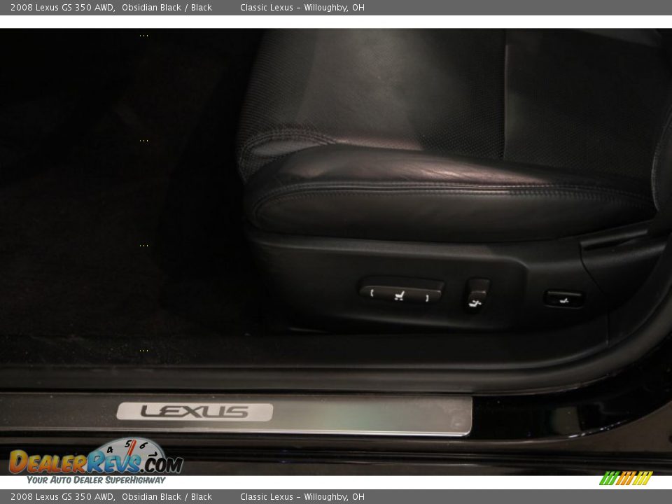 2008 Lexus GS 350 AWD Obsidian Black / Black Photo #8