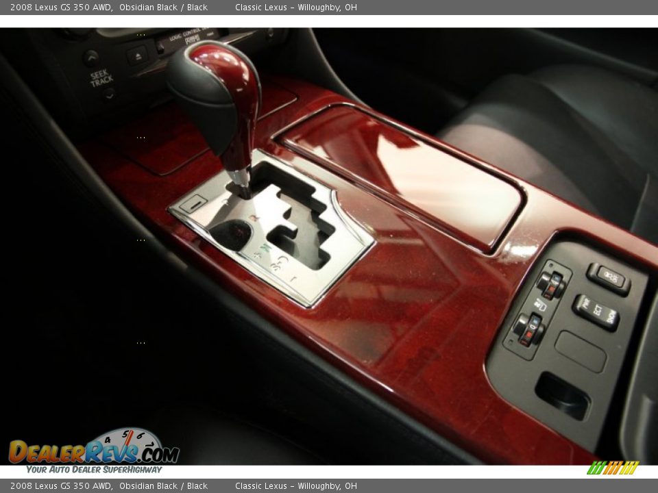 2008 Lexus GS 350 AWD Obsidian Black / Black Photo #21