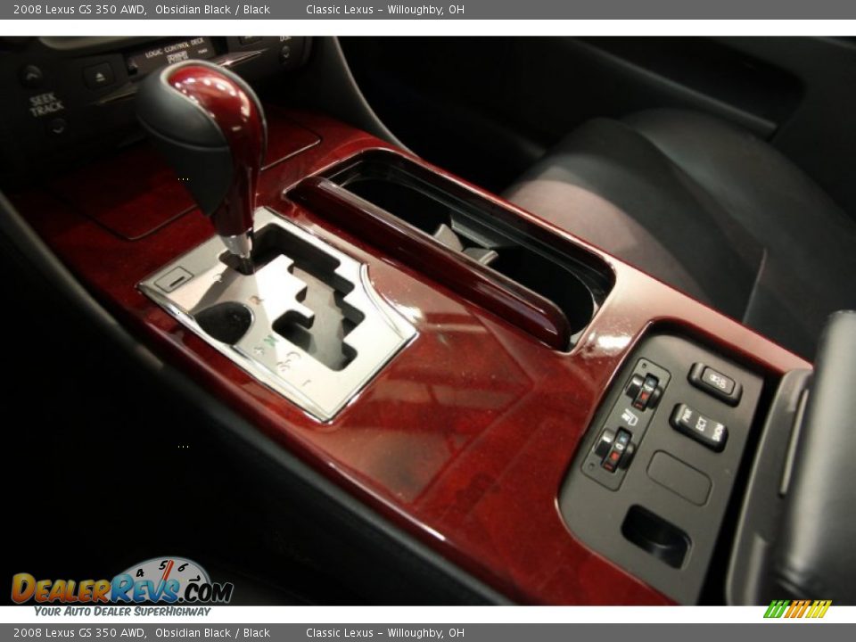 2008 Lexus GS 350 AWD Obsidian Black / Black Photo #22