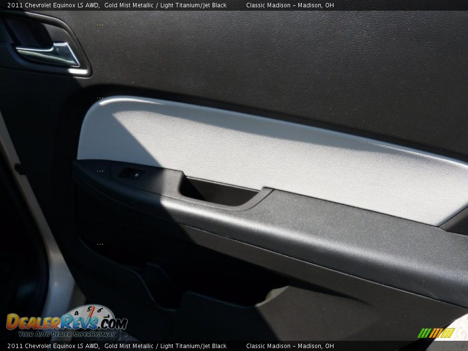 2011 Chevrolet Equinox LS AWD Gold Mist Metallic / Light Titanium/Jet Black Photo #12