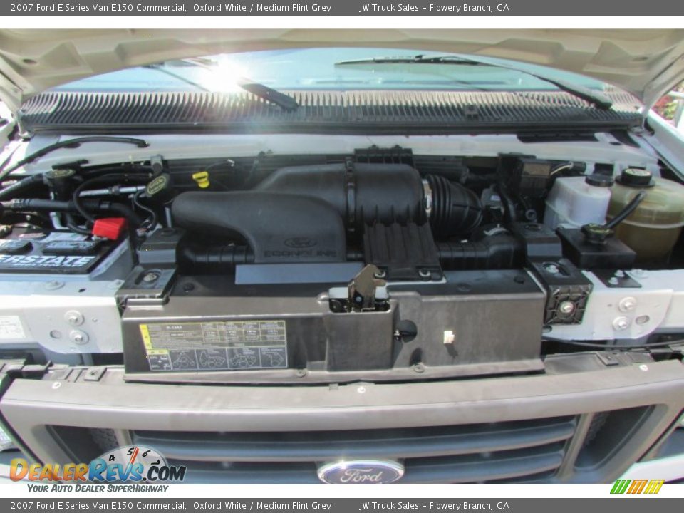2007 Ford E Series Van E150 Commercial Oxford White / Medium Flint Grey Photo #8