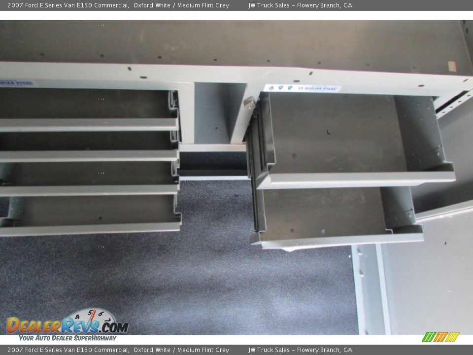 2007 Ford E Series Van E150 Commercial Oxford White / Medium Flint Grey Photo #31