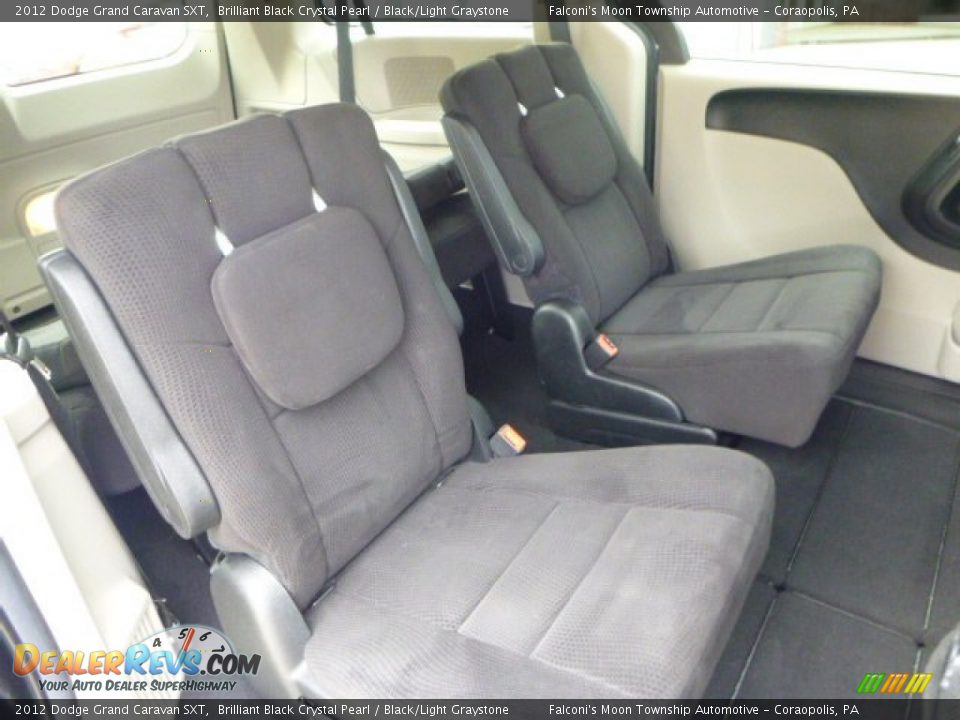 2012 Dodge Grand Caravan SXT Brilliant Black Crystal Pearl / Black/Light Graystone Photo #13