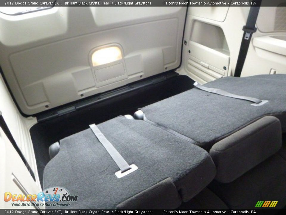 2012 Dodge Grand Caravan SXT Brilliant Black Crystal Pearl / Black/Light Graystone Photo #14
