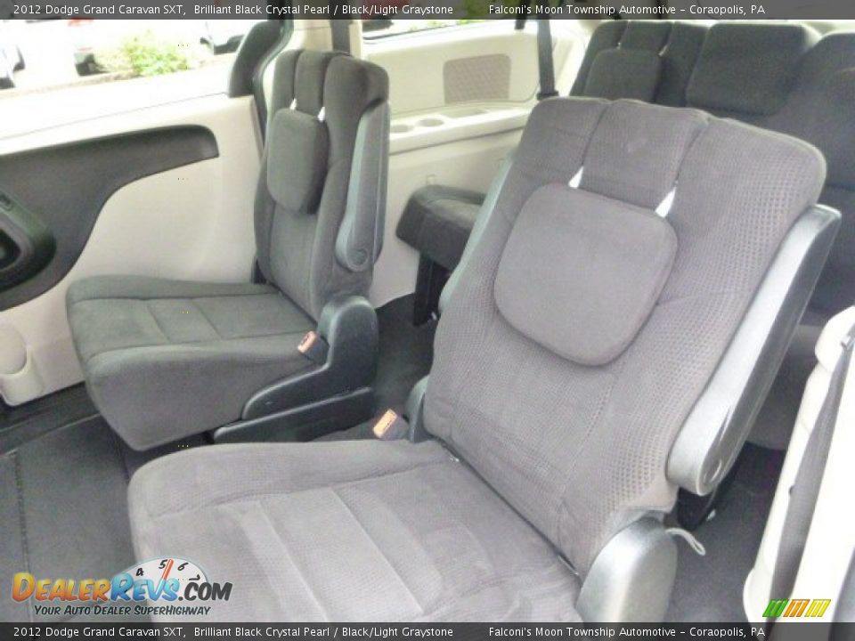 2012 Dodge Grand Caravan SXT Brilliant Black Crystal Pearl / Black/Light Graystone Photo #16