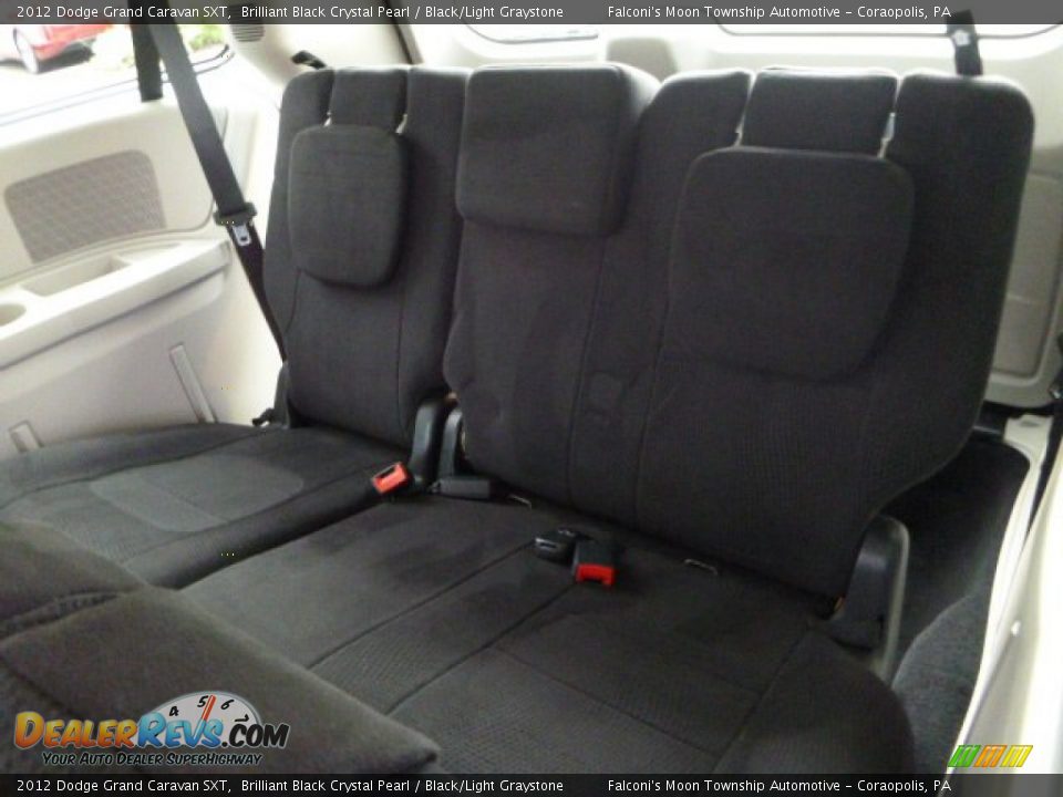 2012 Dodge Grand Caravan SXT Brilliant Black Crystal Pearl / Black/Light Graystone Photo #17