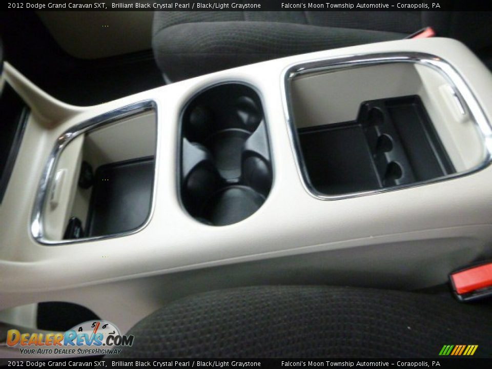 2012 Dodge Grand Caravan SXT Brilliant Black Crystal Pearl / Black/Light Graystone Photo #22