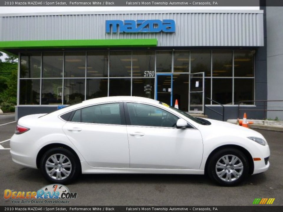 2010 Mazda MAZDA6 i Sport Sedan Performance White / Black Photo #1