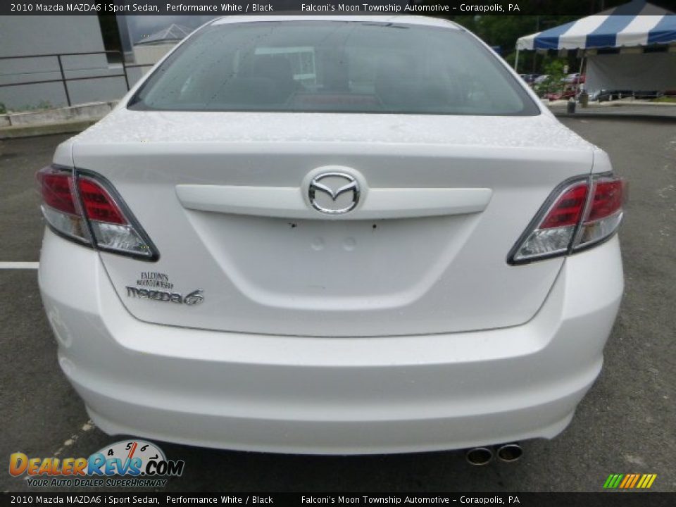 2010 Mazda MAZDA6 i Sport Sedan Performance White / Black Photo #3