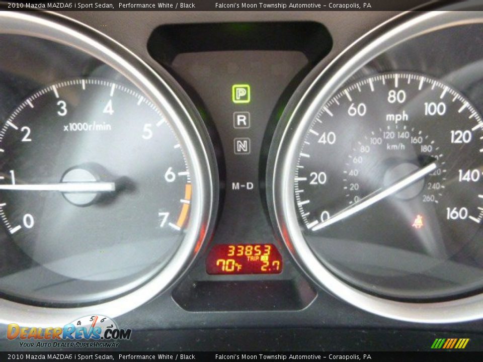 2010 Mazda MAZDA6 i Sport Sedan Performance White / Black Photo #25