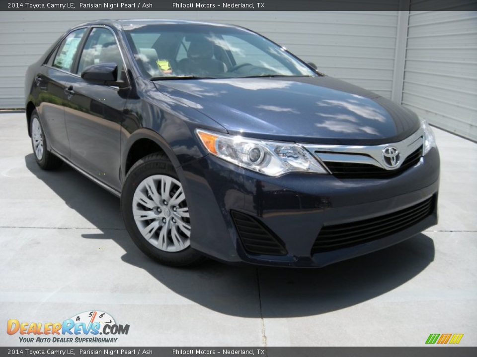 2014 Toyota Camry LE Parisian Night Pearl / Ash Photo #1
