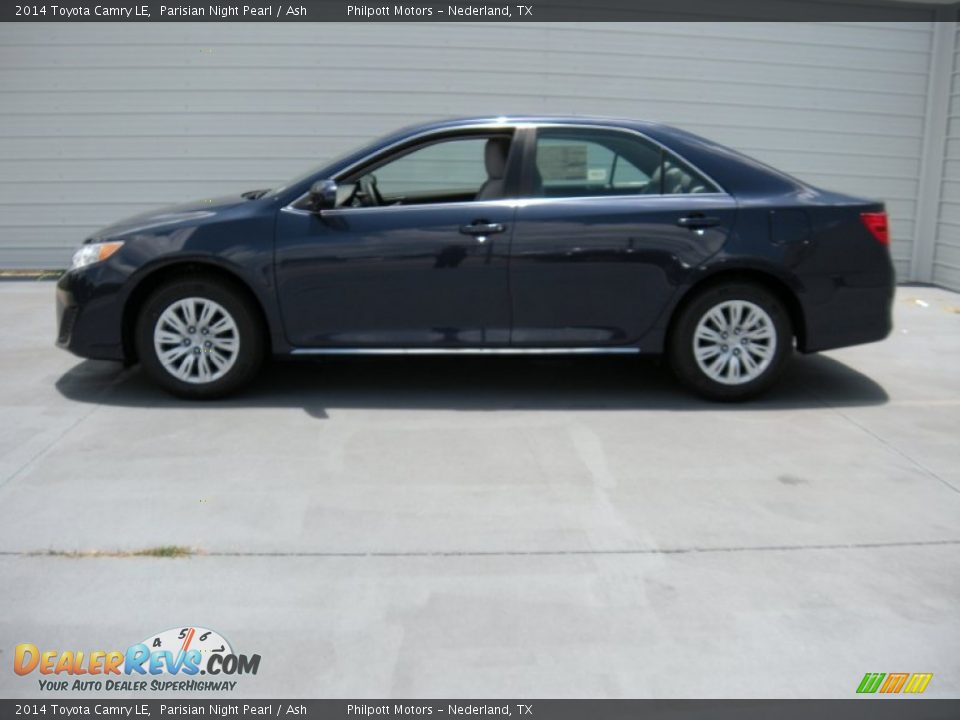 2014 Toyota Camry LE Parisian Night Pearl / Ash Photo #6