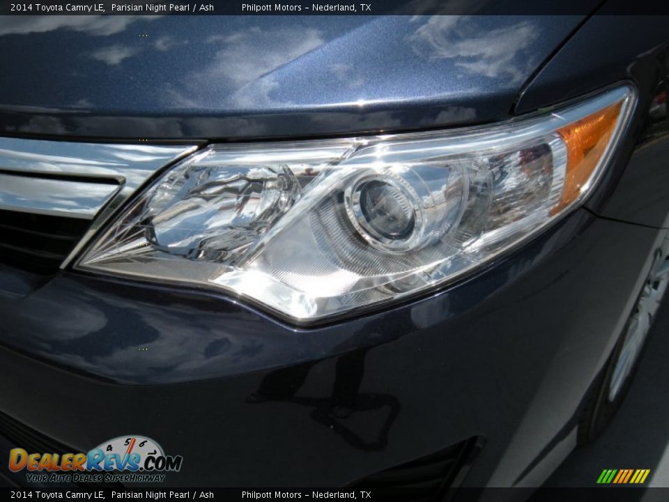 2014 Toyota Camry LE Parisian Night Pearl / Ash Photo #9