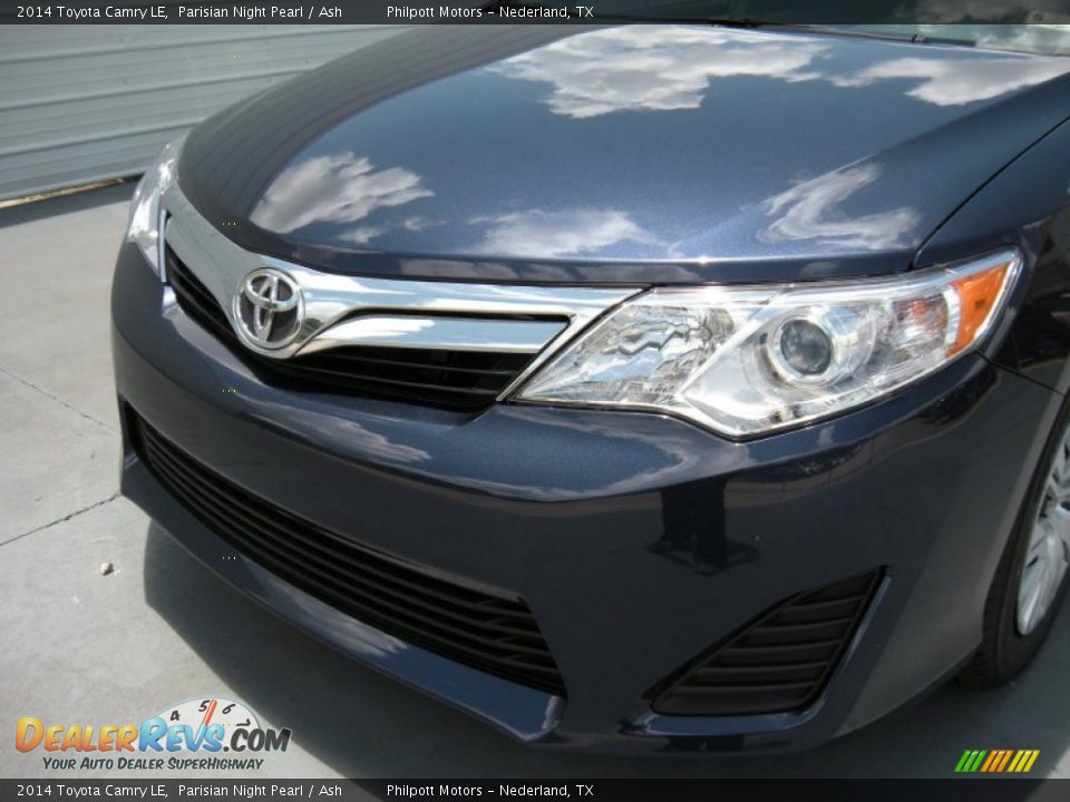 2014 Toyota Camry LE Parisian Night Pearl / Ash Photo #10