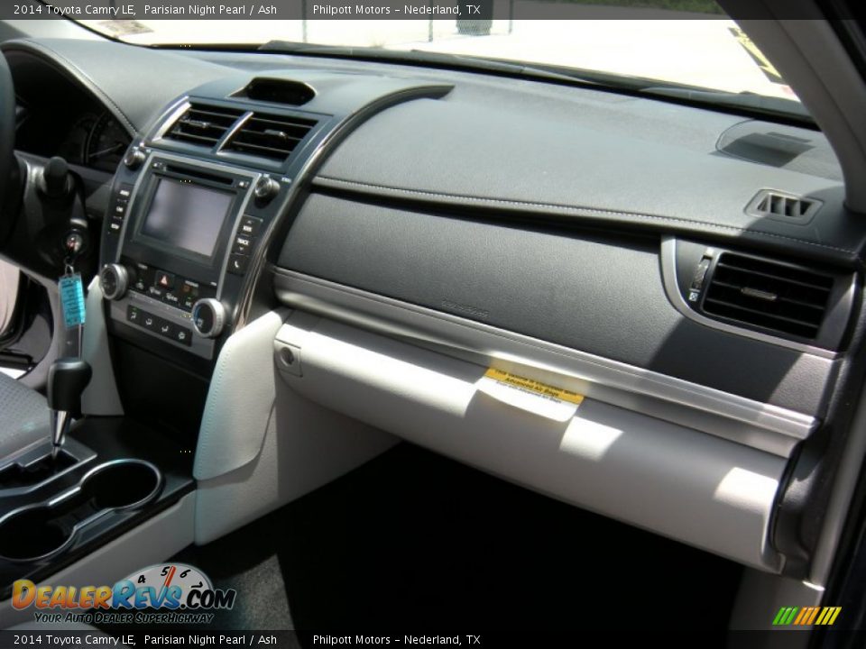 2014 Toyota Camry LE Parisian Night Pearl / Ash Photo #18