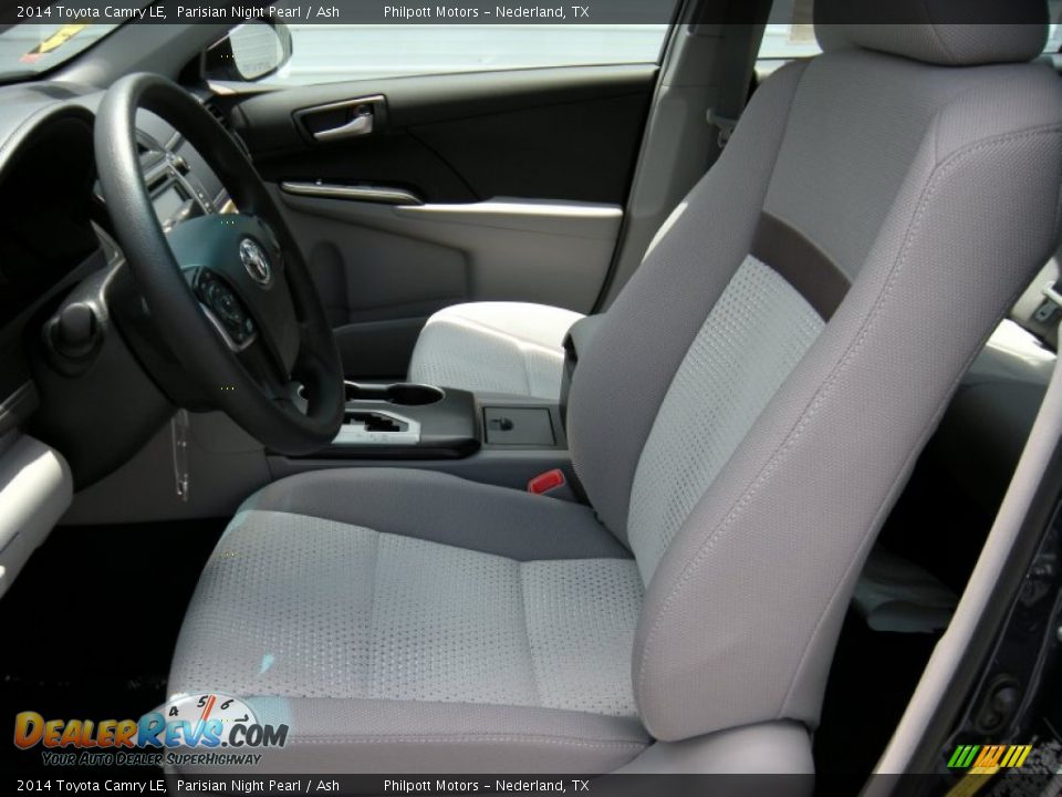 2014 Toyota Camry LE Parisian Night Pearl / Ash Photo #23