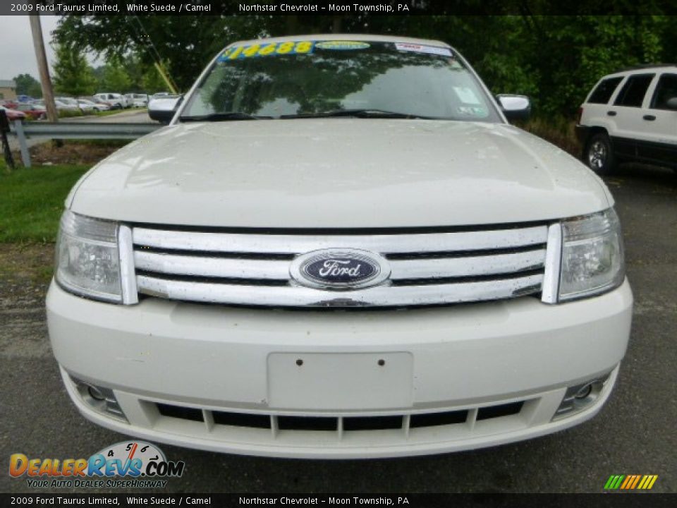 2009 Ford Taurus Limited White Suede / Camel Photo #5