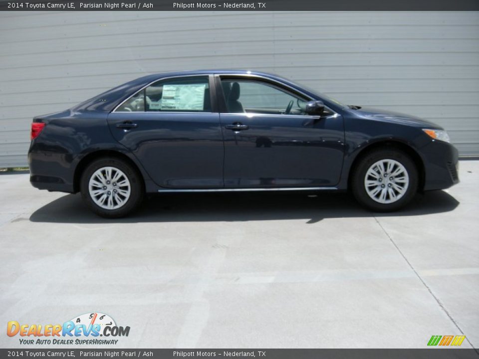 2014 Toyota Camry LE Parisian Night Pearl / Ash Photo #3