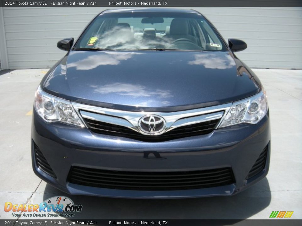 2014 Toyota Camry LE Parisian Night Pearl / Ash Photo #8