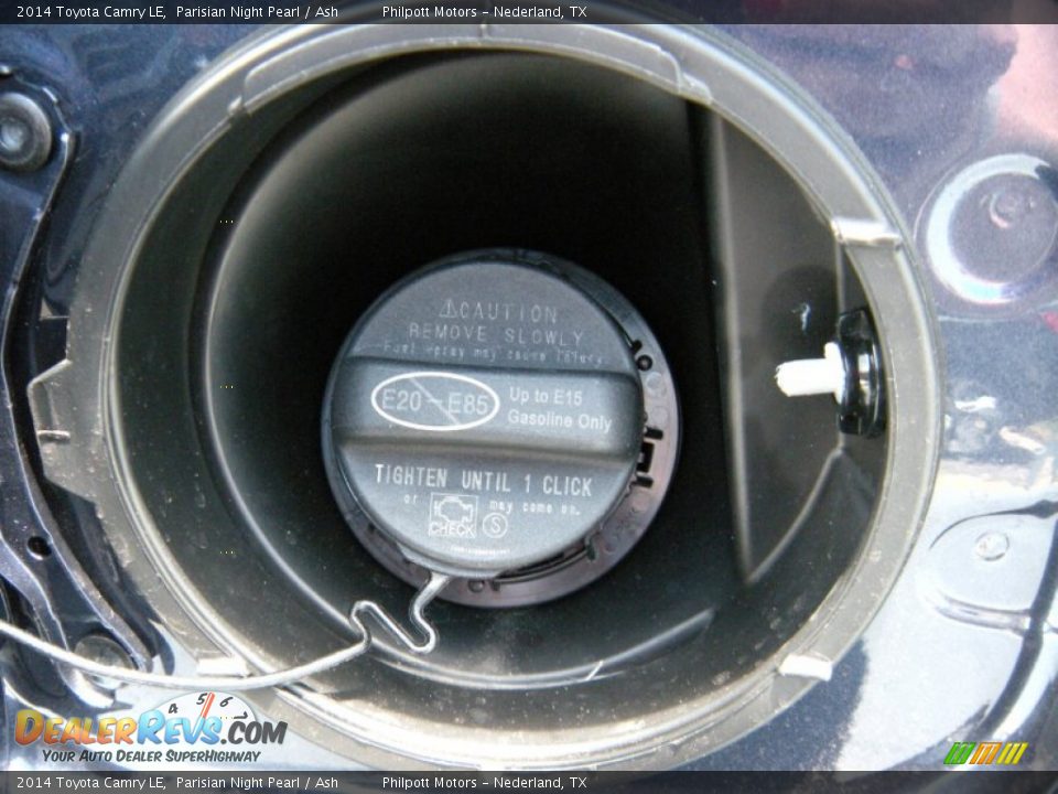 2014 Toyota Camry LE Parisian Night Pearl / Ash Photo #13