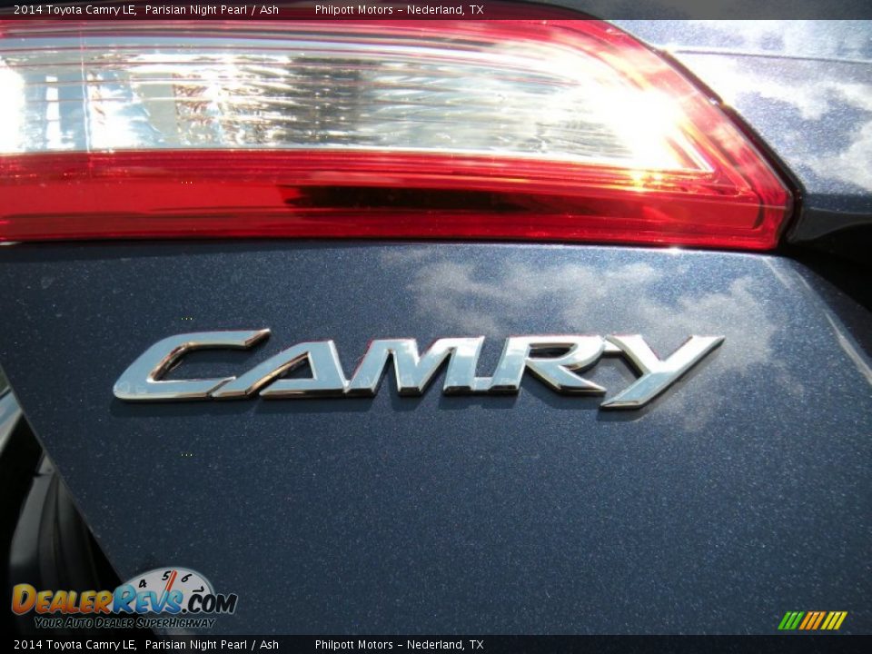 2014 Toyota Camry LE Parisian Night Pearl / Ash Photo #14