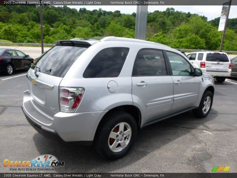 2005 Chevrolet Equinox LT AWD Galaxy Silver Metallic / Light Gray Photo #5