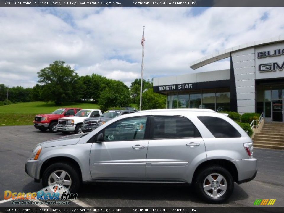 2005 Chevrolet Equinox LT AWD Galaxy Silver Metallic / Light Gray Photo #8