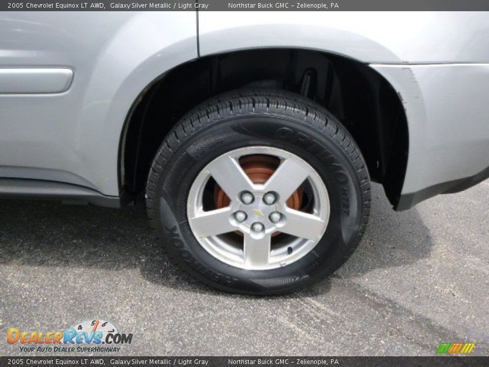 2005 Chevrolet Equinox LT AWD Galaxy Silver Metallic / Light Gray Photo #9