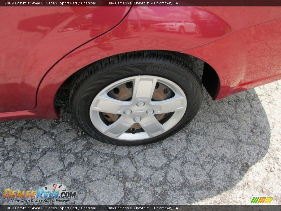 2009 Chevrolet Aveo LT Sedan Sport Red / Charcoal Photo #3
