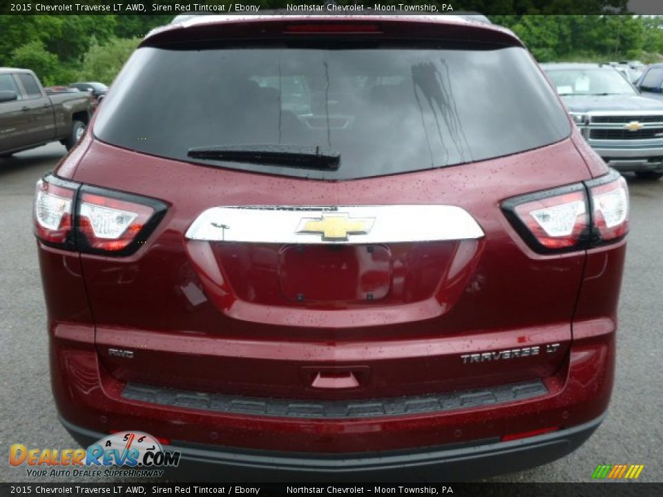 2015 Chevrolet Traverse LT AWD Siren Red Tintcoat / Ebony Photo #4
