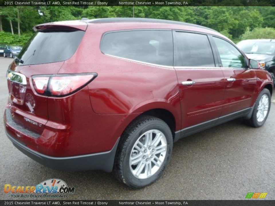 Siren Red Tintcoat 2015 Chevrolet Traverse LT AWD Photo #5