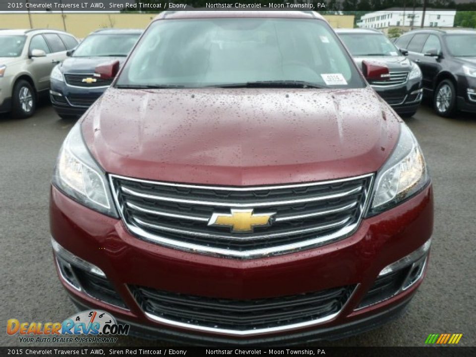 Siren Red Tintcoat 2015 Chevrolet Traverse LT AWD Photo #8