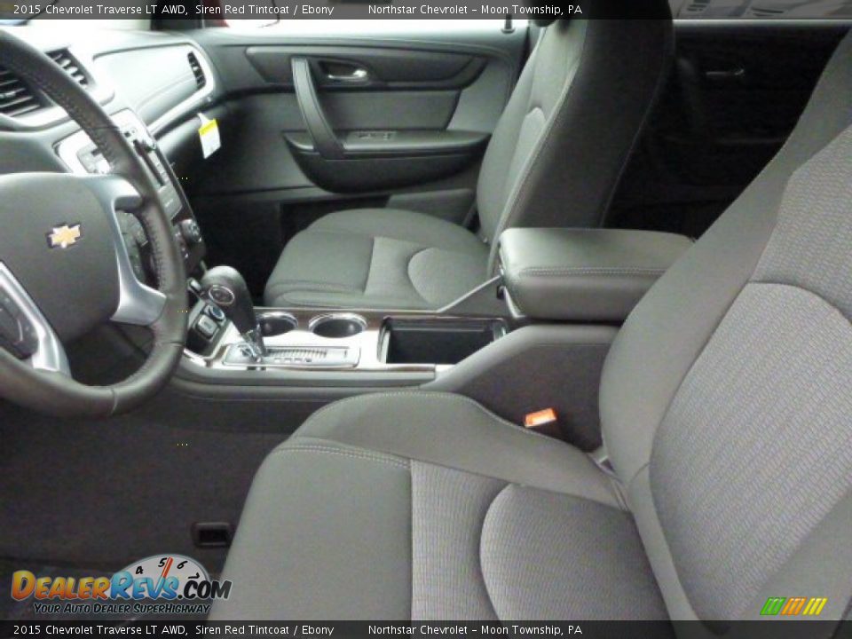 Front Seat of 2015 Chevrolet Traverse LT AWD Photo #10
