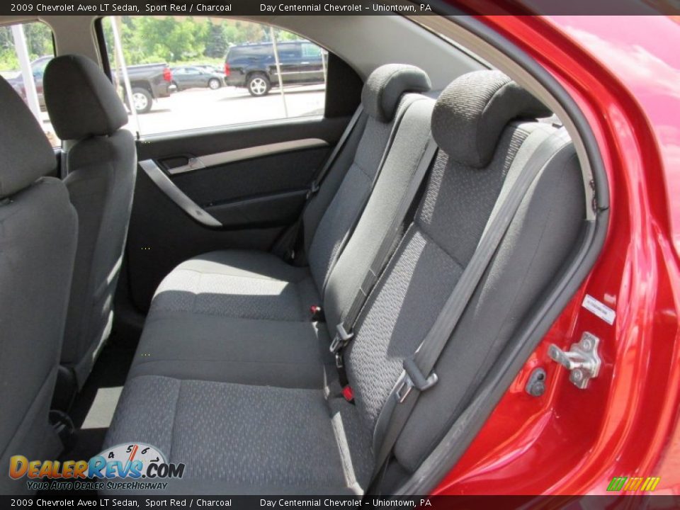 2009 Chevrolet Aveo LT Sedan Sport Red / Charcoal Photo #13