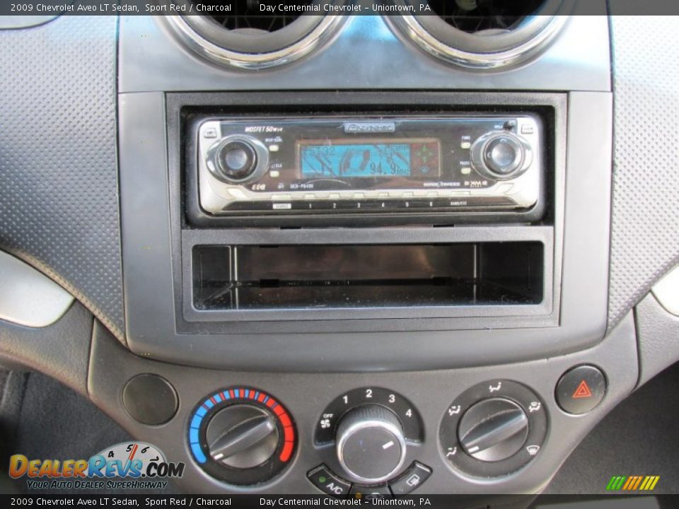 2009 Chevrolet Aveo LT Sedan Sport Red / Charcoal Photo #15