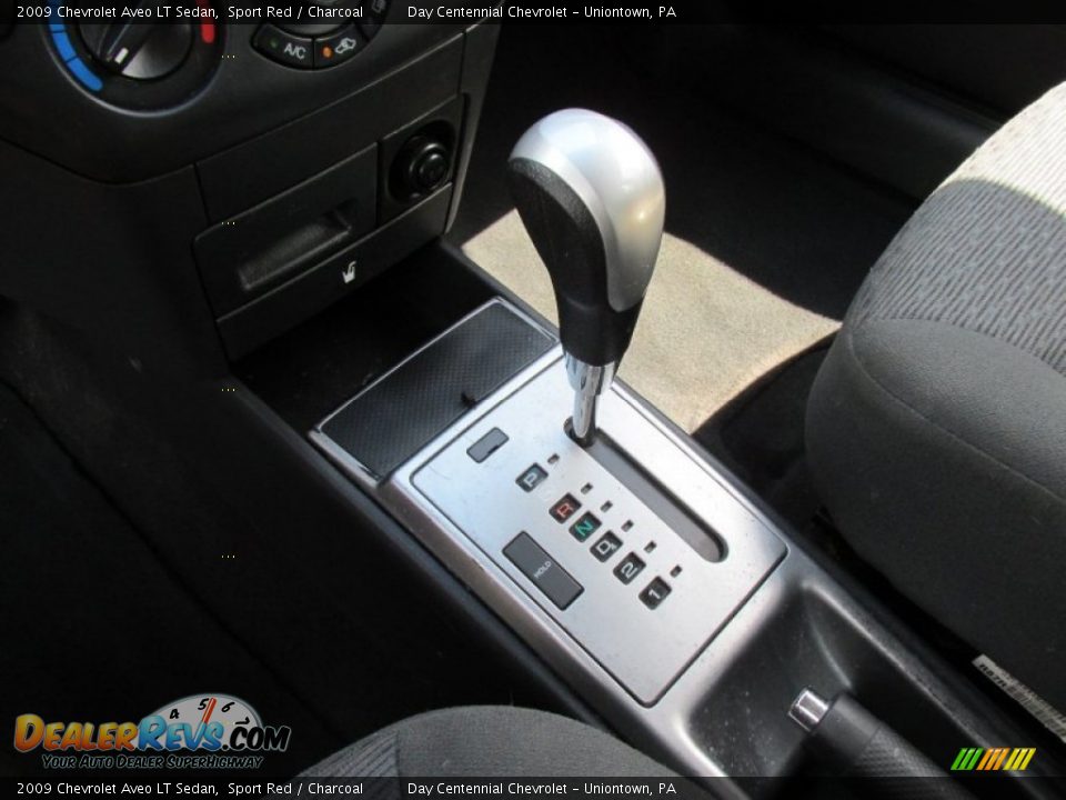 2009 Chevrolet Aveo LT Sedan Sport Red / Charcoal Photo #16