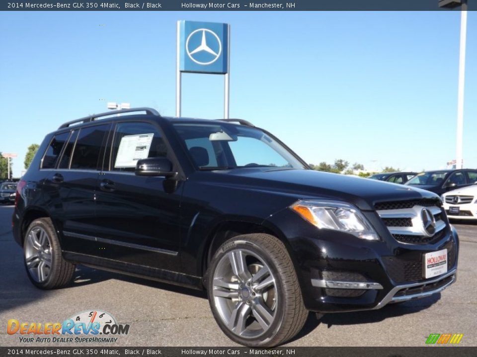 2014 Mercedes-Benz GLK 350 4Matic Black / Black Photo #3