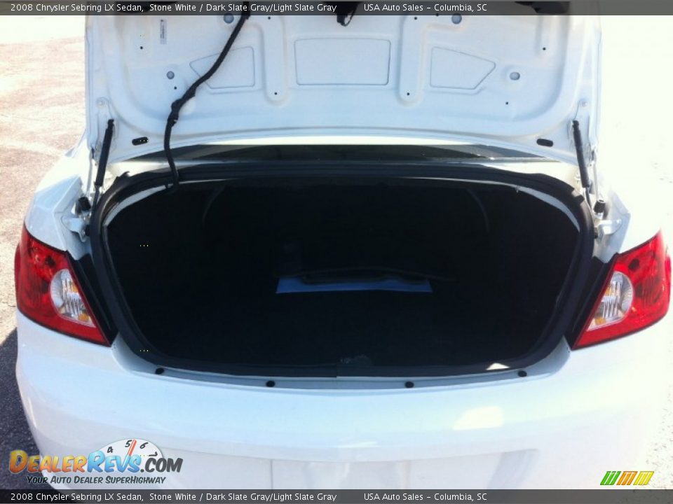 2008 Chrysler Sebring LX Sedan Stone White / Dark Slate Gray/Light Slate Gray Photo #15