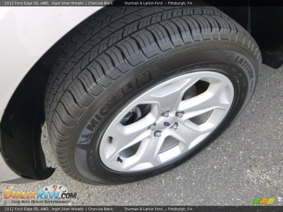 2012 Ford Edge SEL AWD Ingot Silver Metallic / Charcoal Black Photo #7