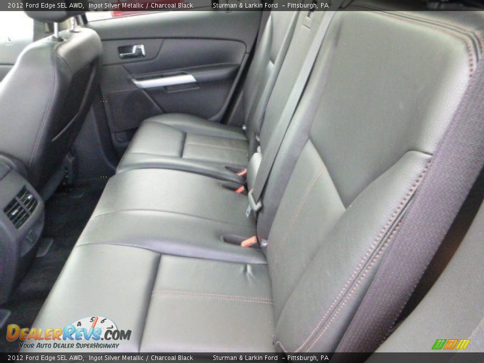 2012 Ford Edge SEL AWD Ingot Silver Metallic / Charcoal Black Photo #9