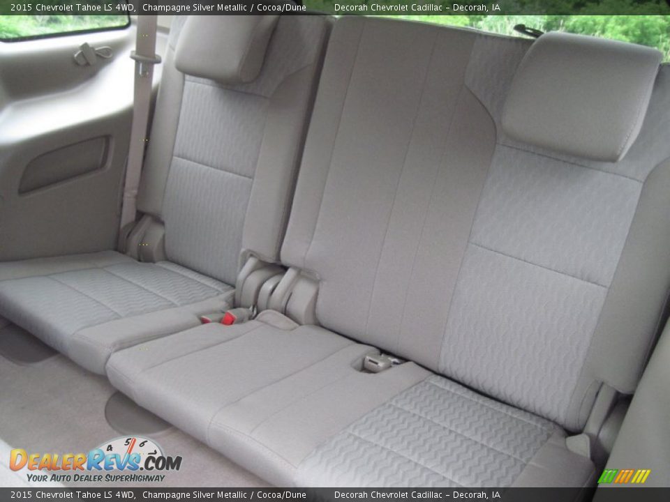 Rear Seat of 2015 Chevrolet Tahoe LS 4WD Photo #9